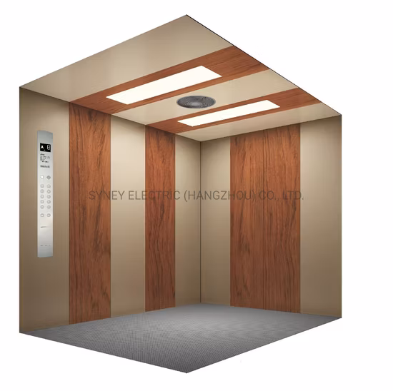 FUJI 2000kg 1.0m/S Passenger Cargo Warehouse Freight Elevator with Good Quality Vvvf Monarch Control with Machine Room